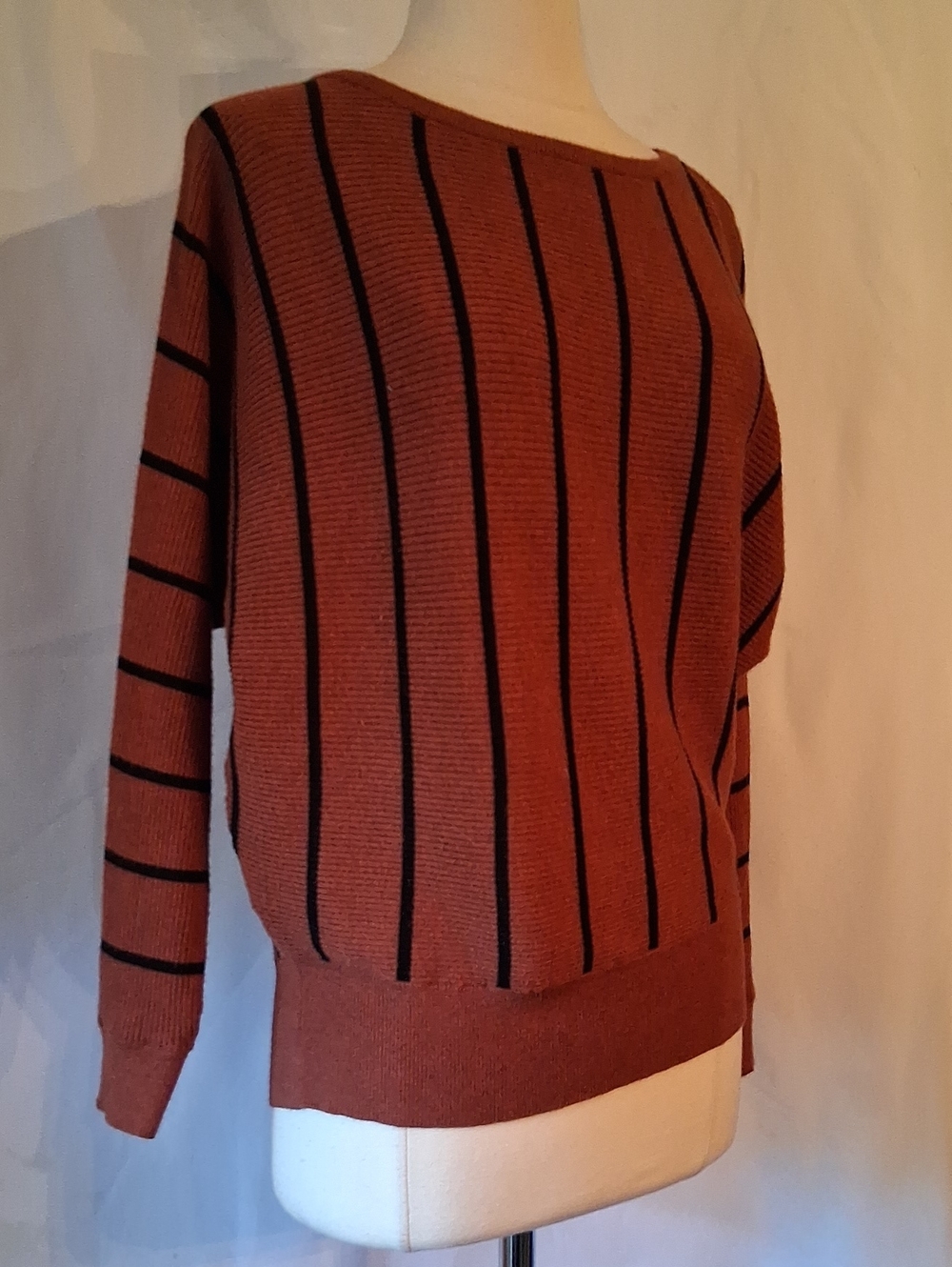 Philosophy Striped Boatneck Sweater -sz S